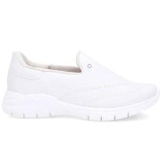 Imagem de Tênis Casual Feminino Slip On Branco Usaflex AL0302