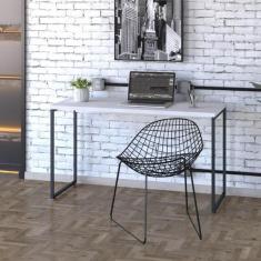 Imagem de Mesa Escrivaninha Dynamica Branco Chess/preto 11067 - Compace