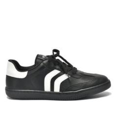 Imagem de Tênis Feminino Via Marte Casual 129-003 Preto Branco-Feminino