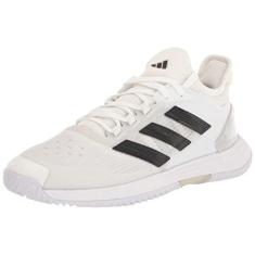 Imagem de adidas Tênis masculino Adizero Ubersonic 4.1, Branco/preto/prata fosco., 38