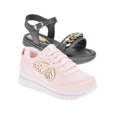 Imagem de Sapato Infantil e Tênis de Menina - KIT 2 PARES Tam 24 ao 34-Feminino