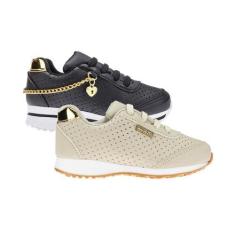 Imagem de Sapato Feminino Tenis Menina - KIT 2 PARES Tam 24 ao 34 - sapatinhos.c
