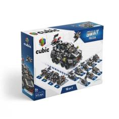 Imagem de Blocos De Montar Cubic Swat Policia Com 572 Pcs Multikids