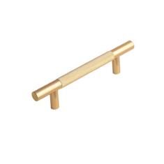 Imagem de Maçaneta da porta da mobília do armário da liga de alumínio esculpida da haste redonda puxa a porta do armário puxadores da gaveta do armário ferragem, 96mm