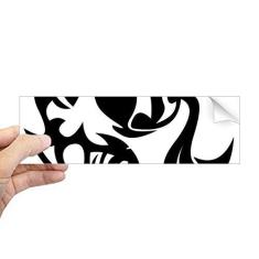 Imagem de DIYthinker Adesivo retangular de para-choque com símbolo do zodíaco de Peixes Constelação Decalque para janela