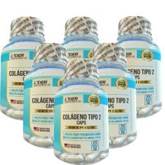 Imagem de Colágeno Tipo 2 Caps - 60 Cápsulas 500Mg - Kit Com 6 Potes