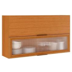 Imagem de Armário De Cozinha 2 Portas E 1 Vidro Cinamomo Namur