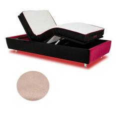 Imagem de Cama Solteiro Articulada Gamer Suéde Bege 108X218 C Massagem - Pilati