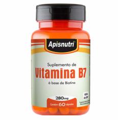 Imagem de Vitamina B7 (Biotina) - 60 Cápsulas - Apisnutri