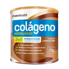 Imagem de Colágeno Hidrolis 2 em 1 - 250 gramas - Maxinutri Cappuccino