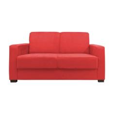 Imagem de Sofá Namoradeira Pequeno 2 Lugares Imperial Suede Cor:vermelho