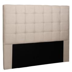 Imagem de Cabeceira Estofada Cama Box Casal 140cm Suede Bege