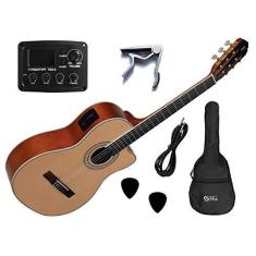 Imagem de Violão eletroacústico Classical cutaway nylon Natural SAN DIEGO EQ America Series Tagima