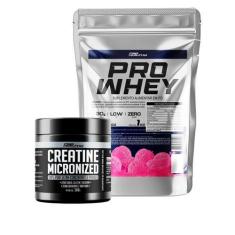 Imagem de Whey Protein Refil 1Kg + Creatina Pura Micronizada 300g - Pro Healthy 