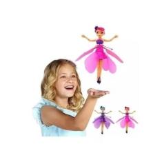 Imagem de Boneca Infantil Fada Voadora Controle Remoto Voa De Verdade - Toykids