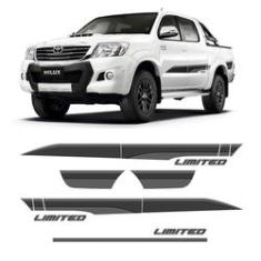 Imagem de Kit Faixa Hilux Limited Edition 2015 Cabine Dupla Adesivo Decorativo