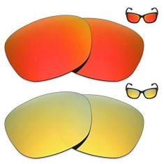 Imagem de 2 pares de lentes polarizadas de substituição da Mryok para óculos de sol Oakley Drop in – Opções