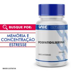 Imagem de Fosfatidilserina 200mg 90 Cápsulas