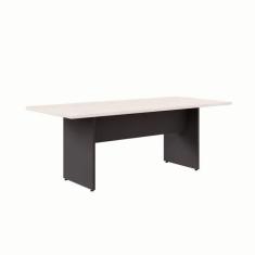 Imagem de Mesa de Reunião Retangular Carvalho Berlin e Preta