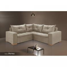 Imagem de Sofá de Canto Parma Vicam Estofados Bege