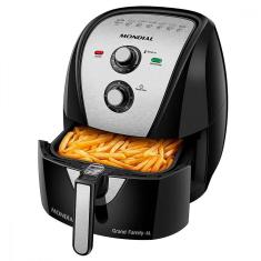 Imagem de Fritadeira Elétrica Air Fryer Grand Family Sem Óleo 6L Mondial Inox 1900W 220V - AFN-60-BI