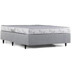 Imagem de Cama Box de Casal Herval Cannes, Espuma D33, 56x138x188 cm