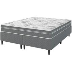 Imagem de Cama Box (Box + Colchão) Queen Umaflex Bipartida - De Molas Ensacadas