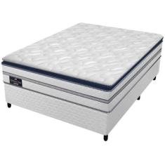 Imagem de Cama Box Casal (Box + Colchão) Gazin De Mola - 59cm De Altura Diamond