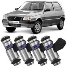 Imagem de Kit 4 Bico Injetor Fiat Uno 1.0 1.3 97 a 2001 Ete