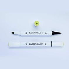 Imagem de Marca Texto Artools Pictom Pontas Broad e Brush Verde G915