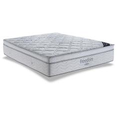 Imagem de Colchão King Espuma Visco Molas Ensacadas Superpocket Freedom Ortopillow (193x203x32) Ortobom