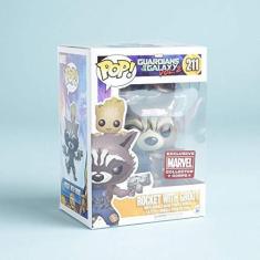 Imagem de Funko Pop Guardians of the Galaxy vol. 2 211 Rocket with Groot Exclusive