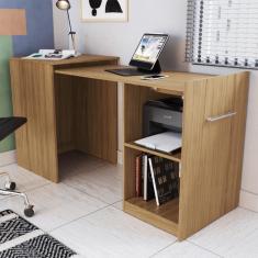 Imagem de Escrivaninha Mesa Retrátil Mt105 100% Mdf Decibal Naturalle