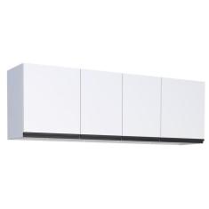 Imagem de Armário Aéreo de Cozinha 4 Portas Gaia Flat 180 Cozimax Branco