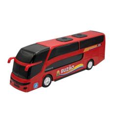 Imagem de Ônibus De Brinquedo Miniatura Busão Viagem Vermelho