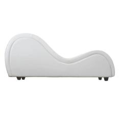 Imagem de Recamier Divã Namoradeira Sofá Tântrico Poltrona Cadeira Branca - Desi