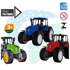 Imagem de Trator Brinquedo Infantil Fazenda Campo Roma Tratores