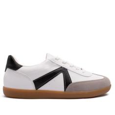 Imagem de Tênis Feminino Vizzano com Recortes Laterais Branco/cinza, Branco, Cin