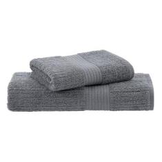 Imagem de Jogo de Toalhas Buddemeyer Fio Penteado Canelado Gigante Verde 2 Peças