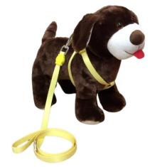 Imagem de Coleira Peitoral Super Premium Mosquetão Rosca Amarelo Nº 1