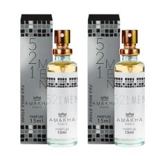 Imagem de Kit 2 Perfume Masculino 521 Men Amakha Paris Bolso Bolsa