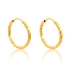 Imagem de Brinco Argola Ouro 18K 2º Furo Infantil 15mm - S.Demór Jóias