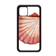 Imagem de Capa Scallop Marine Life Ilustração Vermelha para iPhone 12 Pro Max para Apple Mini Mobile Case Shell