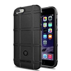 Imagem de Capa para iPhone 6 Plus/iPhone 6s Plus, proteção robusta, material TPU de fibra de carbono, macio, antiderrapante, antiimpressões digitais, capa totalmente protetora para iPhone 6 Plus/iPhone 6s Plus