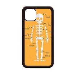 Imagem de Ilustração de osso humano de desenho animado para iPhone 12 Pro Max capa para Apple Mini Mobile Case Shell