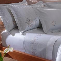 Imagem de Jogo De Cama King 300 Fios Kacyumara Lazio 04 Peças Virginy