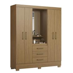 Imagem de Guarda Roupa Capela 4 Portas Paris Atacama - Aramóveis