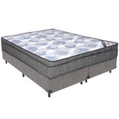 Imagem de Cama Box e Colchão ISO Superpocket Molas Ensacadas Queen Ortobom,  Cin