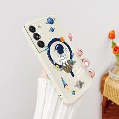Imagem de Astronaut Phone Case para Samsung Galaxy S22 S21 S20 FE S10 Note 20 10 Ultra Plus A72 A52 A32 A71 A51 A31 A21S Cover, White2, For Note20Ultra