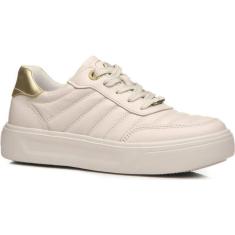 Imagem de TENIS FEMININO PEGADA EM COURO 211201 - NUDE-Feminino